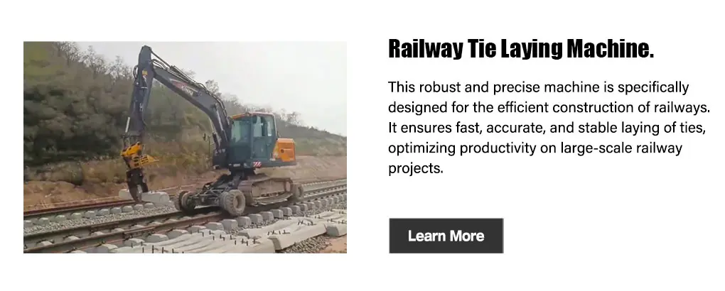 Μηχανή Laying Railway Tie